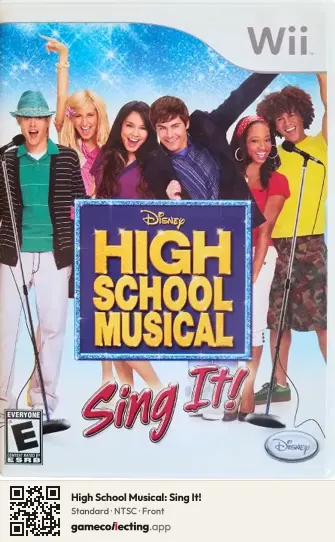 High School Musical: Sing It! Nintendo Wii, NTSC box front