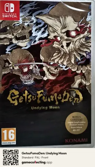 GetsuFumaDen: Undying Moon Nintendo Switch, PAL box front