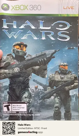 Halo Wars Xbox 360, NTSC box front