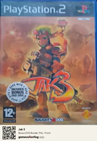 Jak 3 PlayStation 2, PAL box front