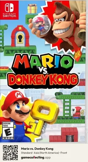 Mario vs. Donkey Kong Nintendo Switch, North America box front
