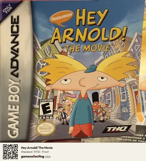 Hey Arnold! The Movie Game Boy Advance, NTSC box front