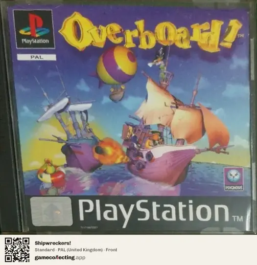 Shipwreckers! PlayStation, United Kingdom box front