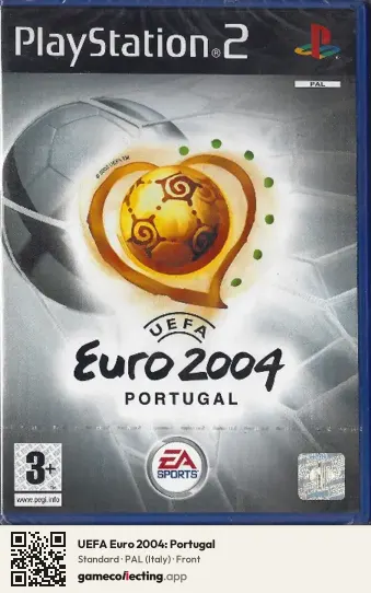 UEFA Euro 2004: Portugal PlayStation 2, Italy box front