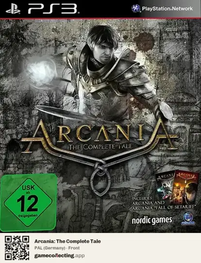 Arcania: The Complete Tale PlayStation 3, Germany box front