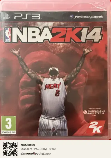 NBA 2K14 PlayStation 3, Italy box front