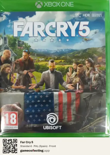 Far Cry 5 Xbox One, Spain box front