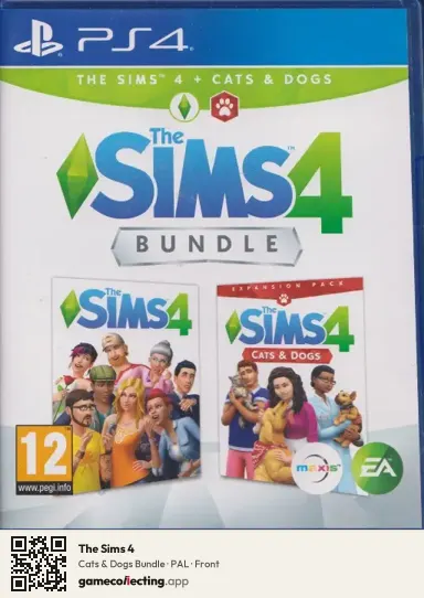 The Sims 4 PlayStation 4, PAL box front