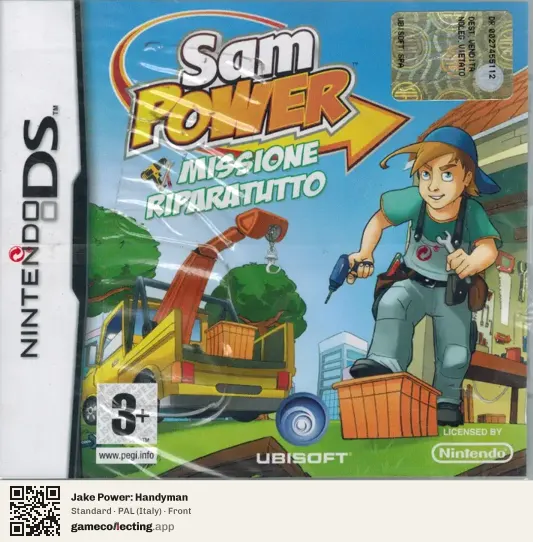 Jake Power: Handyman Nintendo DS, Italy box front