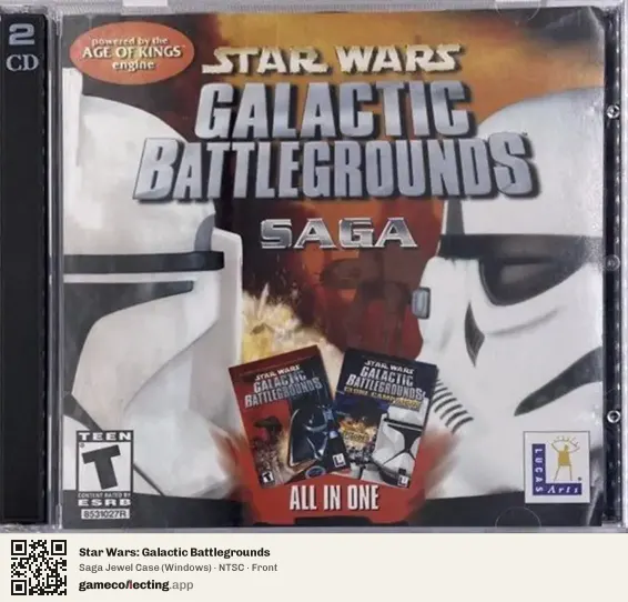 Star Wars: Galactic Battlegrounds Computer, NTSC box front