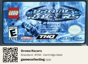 Drome Racers Game Boy Advance, NTSC cartridge label