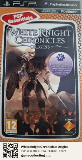 White Knight Chronicles: Origins PlayStation Portable, France box front