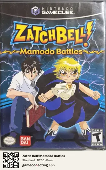 Zatch Bell! Mamodo Battles Nintendo GameCube, NTSC box front
