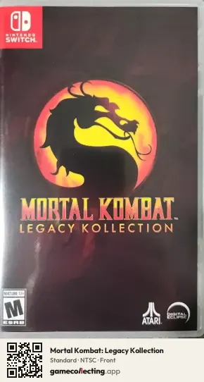 Mortal Kombat: Legacy Kollection Nintendo Switch, NTSC box front
