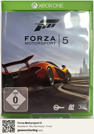 Forza Motorsport 5 Xbox One, Germany box front