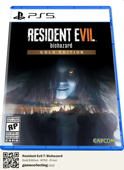Resident Evil 7: Biohazard PlayStation 5, NTSC box front