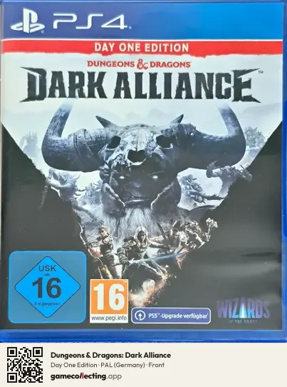 Dungeons & Dragons: Dark Alliance PlayStation 4, Germany box front