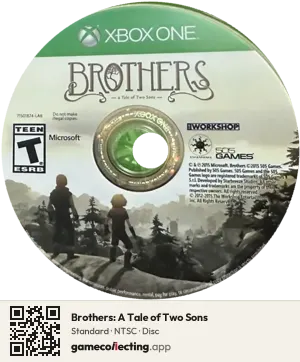 Brothers: A Tale of Two Sons Xbox One, NTSC disc