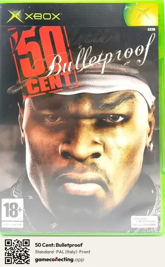 50 Cent: Bulletproof Xbox, Italy box front