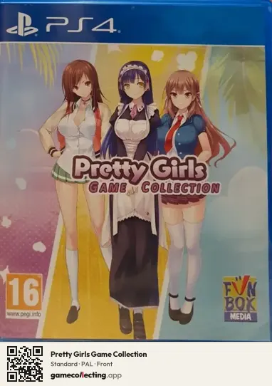 Pretty Girls Game Collection PlayStation 4, PAL box front