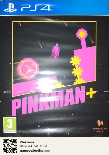 Pinkman+ PlayStation 4, PAL box front