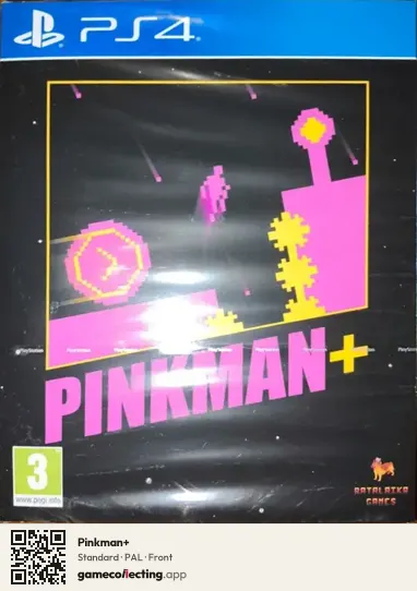 Pinkman+ PlayStation 4, PAL box front