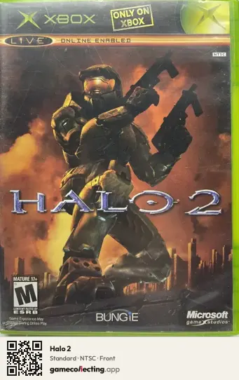 Halo 2 Xbox, NTSC box front