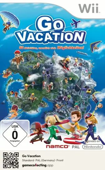 Go Vacation Nintendo Wii, Germany box front