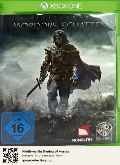 Middle-earth: Shadow of Mordor Xbox One, Germany box front
