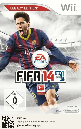 FIFA 14 Nintendo Wii, Germany box front