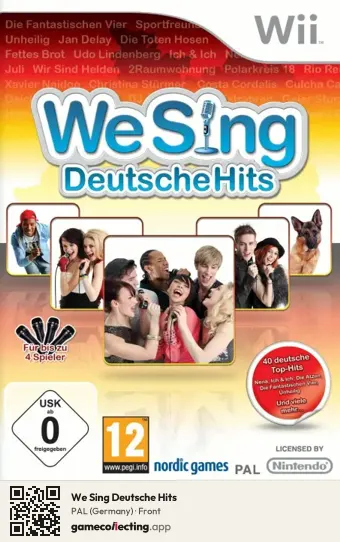 We Sing Deutsche Hits Nintendo Wii, Germany box front