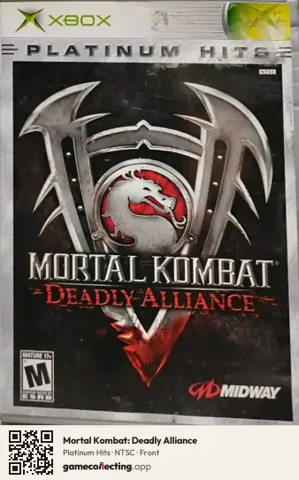 Mortal Kombat: Deadly Alliance Xbox, NTSC box front
