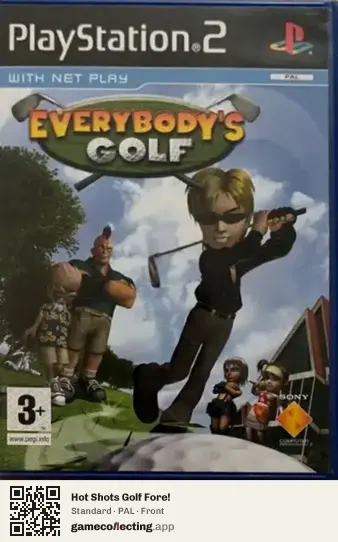Hot Shots Golf Fore! PlayStation 2, PAL box front