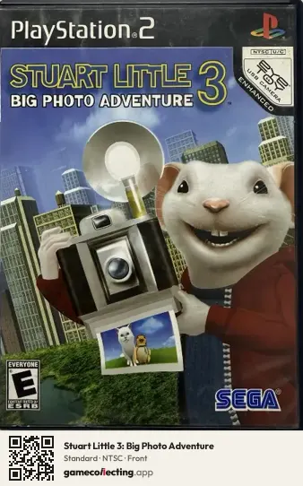 Stuart Little 3: Big Photo Adventure PlayStation 2, NTSC box front