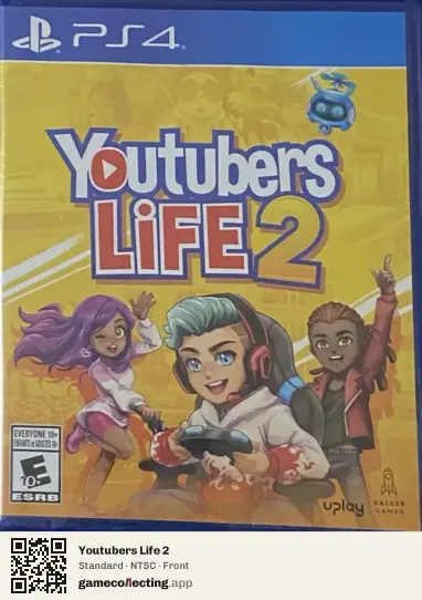 Youtubers Life 2 PlayStation 4, NTSC box front