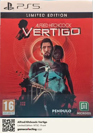 Alfred Hitchcock: Vertigo PlayStation 5, NTSC box front