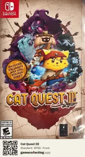 Cat Quest III Nintendo Switch, NTSC box front