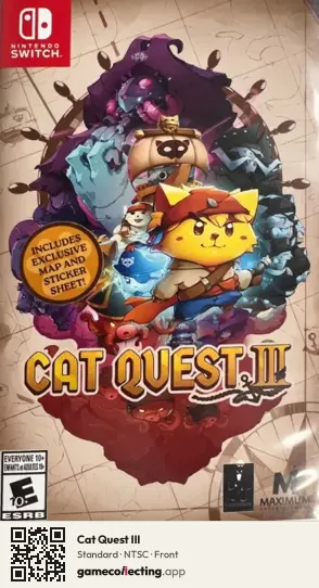 Cat Quest III Nintendo Switch, NTSC box front