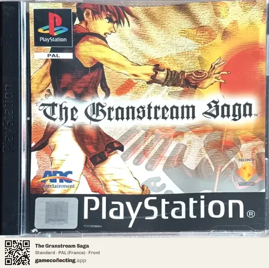 The Granstream Saga PlayStation, France box front