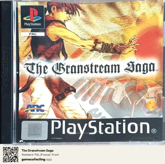 The Granstream Saga PlayStation, France box front