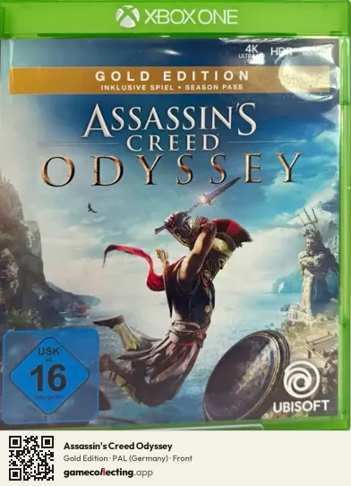 Assassin's Creed Odyssey Xbox One, Germany box front
