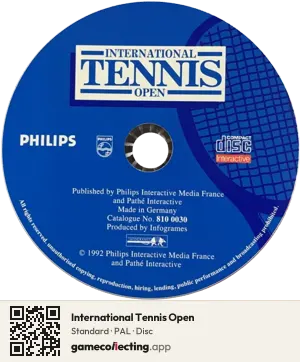International Tennis Open Philips CD-i, PAL disc