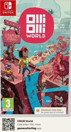 OlliOlli World Nintendo Switch, PAL box front