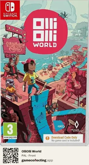 OlliOlli World Nintendo Switch, PAL box front