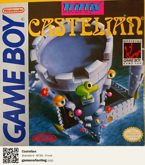 Castelian Game Boy, NTSC box front