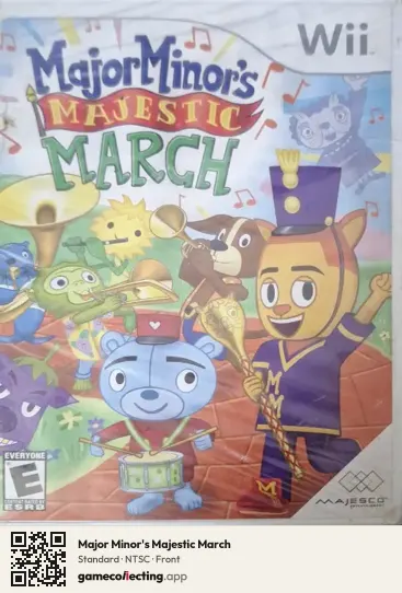 Major Minor's Majestic March Nintendo Wii, NTSC box front