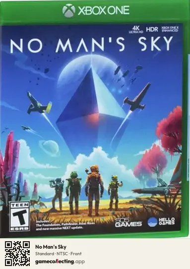 No Man's Sky Xbox One, NTSC box front