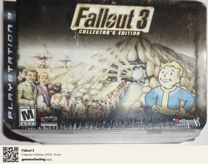 Fallout 3 PlayStation 3, NTSC box front