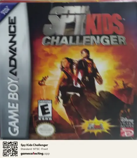Spy Kids Challenger Game Boy Advance, NTSC box front