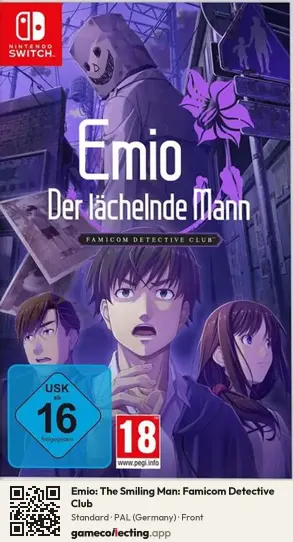 Emio: The Smiling Man: Famicom Detective Club Nintendo Switch, Germany box front